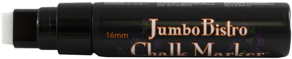 Black Jumbo Point Chalk Marker