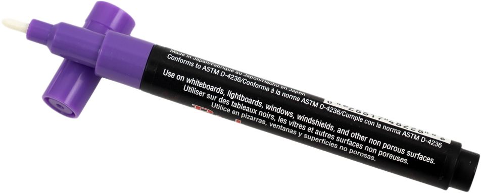 Violet Fine Point Chalk Markers