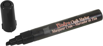Black Chisel Tip Chalk Marker