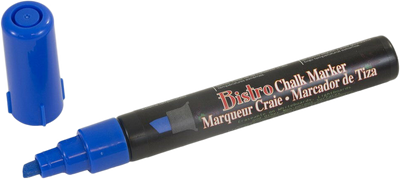 Blue Chisel Tip Chalk Marker