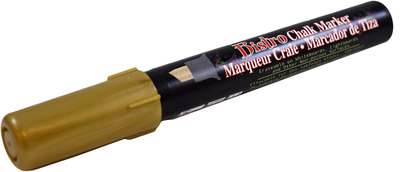 Gold Metallic Chisel Tip Chalk Marker