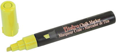 Yellow Chisel Tip Chalk Marker