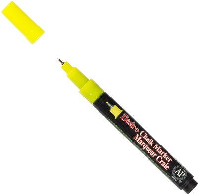 Neon Yellow Extra Fine Point Bistro Chalk Marker