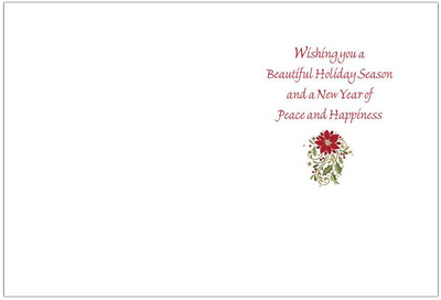 Traditions Holiday Assortment 4 Designs Christmas Cards - 16 Pack