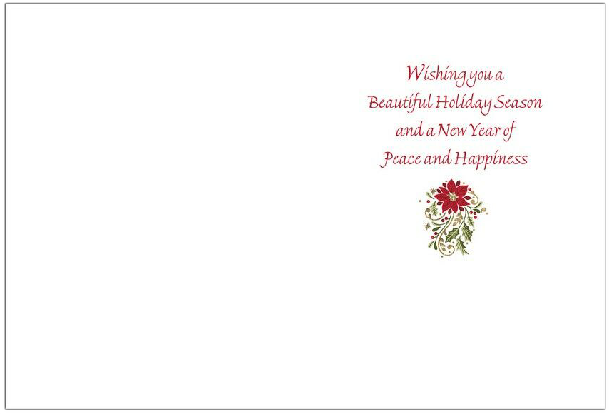 Traditions Holiday Assortment 4 Designs Christmas Cards - 16 Pack