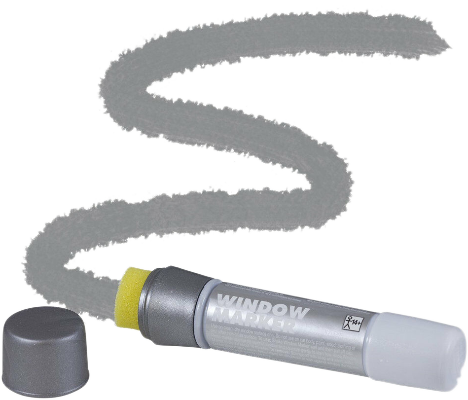 Silver Washable Window Paint Marker