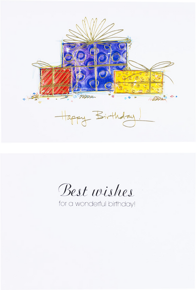 Happy Birthday Assorted Cards - 50 Pack