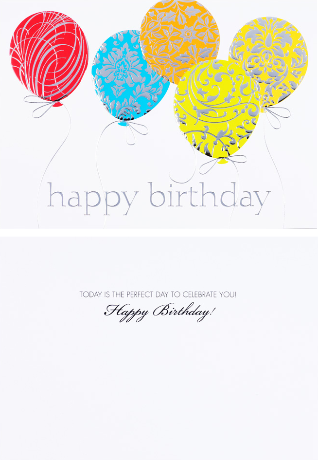 Happy Birthday Assorted Cards - 50 Pack