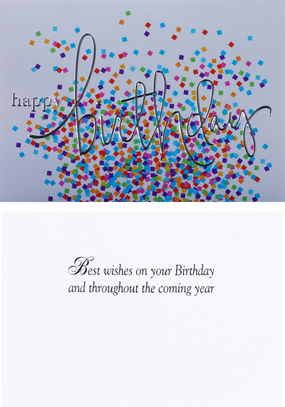 Happy Birthday Assorted Cards - 50 Pack