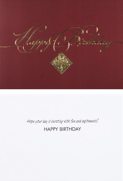 Happy Birthday Assorted Cards - 50 Pack