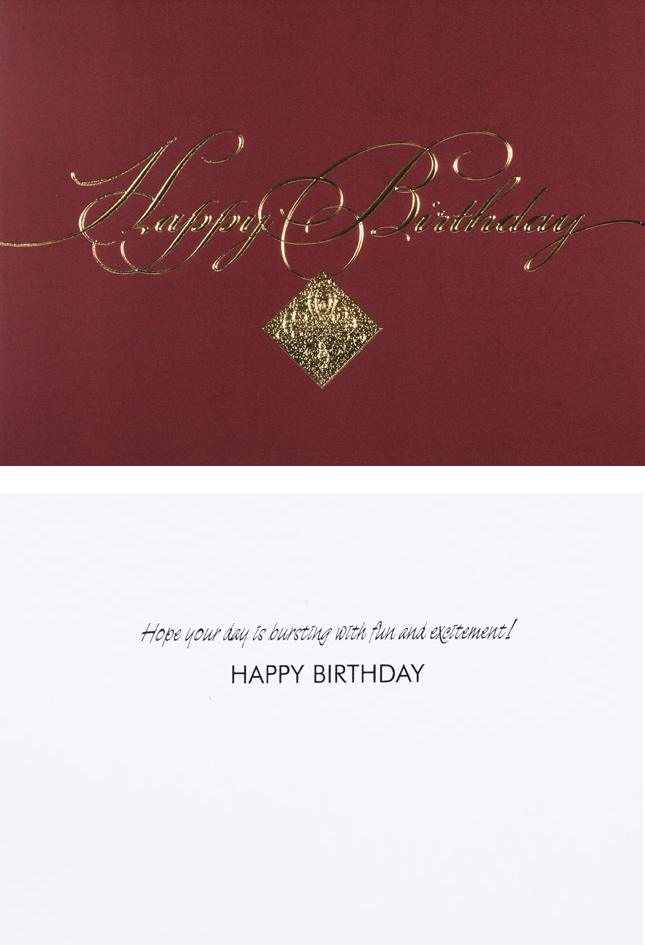 Happy Birthday Assorted Cards - 50 Pack