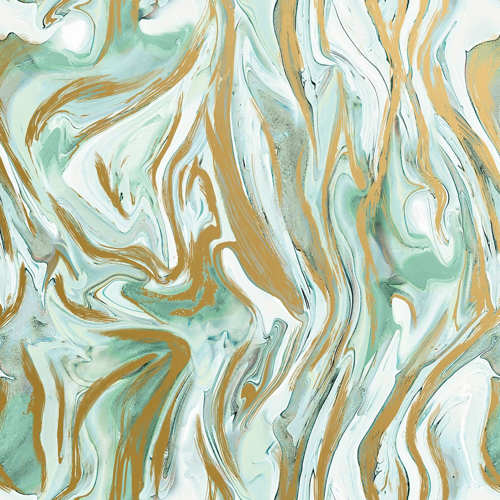 Marbleized Mint 30" x 417' Bulk Wrapping Paper (1042.5 Sq Ft)