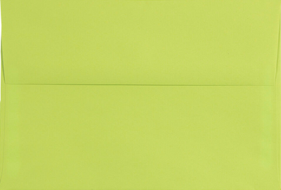 Wasabi Lime Green 32lb A8 Invitation Envelopes (5 1/2 x 8 1/8)