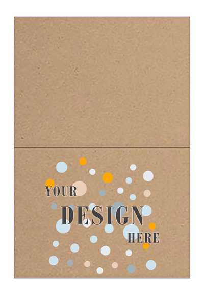 Grocery Bag 60lb A6 Foldover Cards (4 5/8 x 6 1/4)