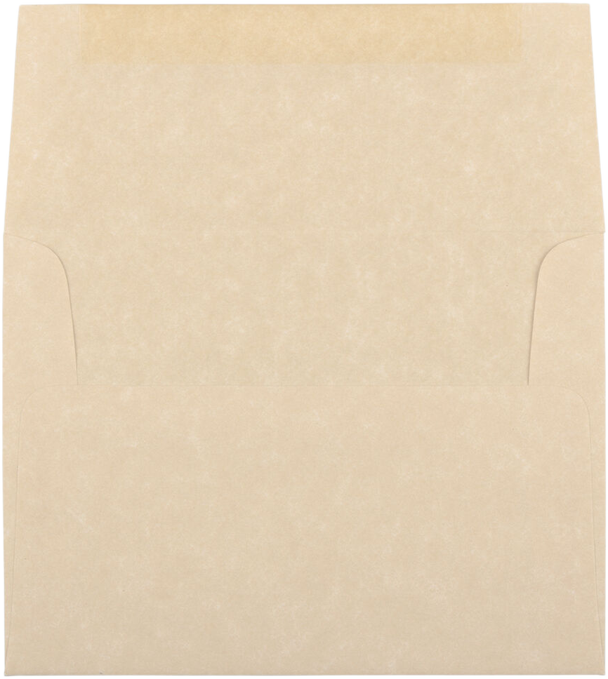Brown Parchment 24lb A2 Invitation Envelopes (4 3/8 x 5 3/4)