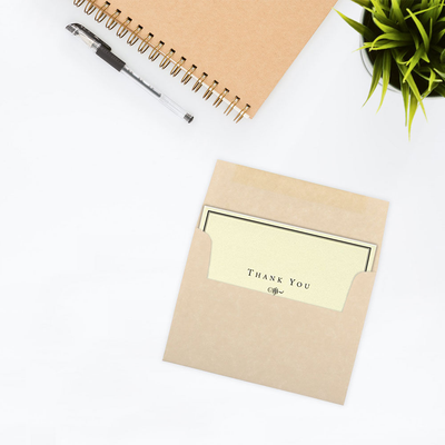Brown Parchment 24lb A2 Invitation Envelopes (4 3/8 x 5 3/4)