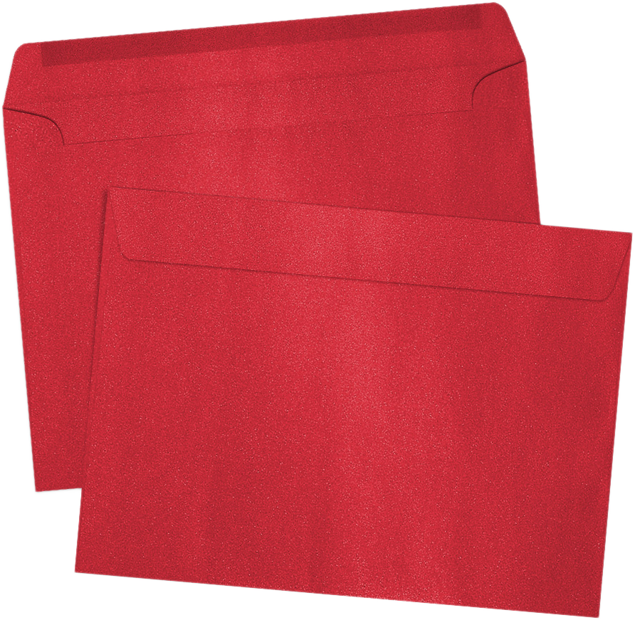 Jupiter Red Metallic 32lb 9 x 12 Booklet Envelopes
