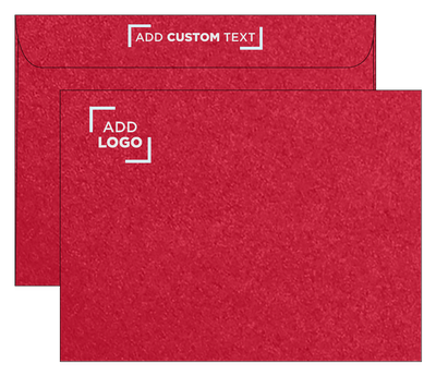 Jupiter Red Metallic 32lb 9 x 12 Booklet Envelopes