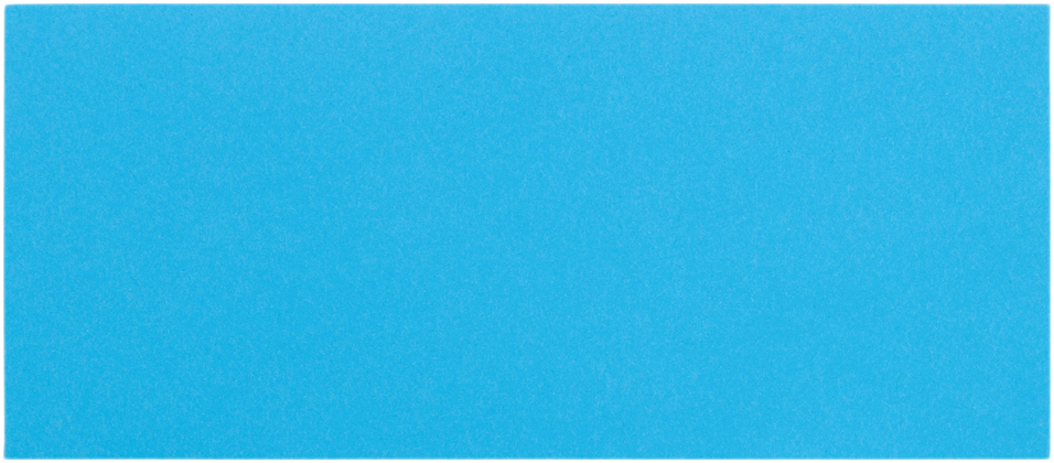 Bright Blue 24lb #10 Square Flap Envelopes (4 1/8 x 9 1/2) with Peel & Seal