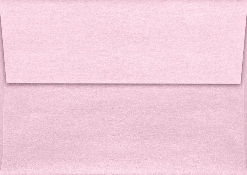 Pink Rose Metallic 32lb A1 Invitation Envelopes (3 5/8 x 5 1/8) with Peel & Seal