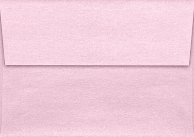 Pink Rose Metallic 32lb A1 Invitation Envelopes (3 5/8 x 5 1/8) with Peel & Seal