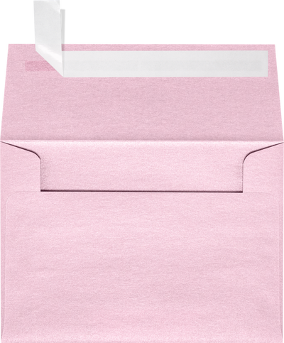 Pink Rose Metallic 32lb A1 Invitation Envelopes (3 5/8 x 5 1/8) with Peel & Seal