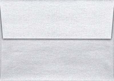 Silver Metallic 32lb A1 Invitation Envelopes (3 5/8 x 5 1/8) with Peel & Seal