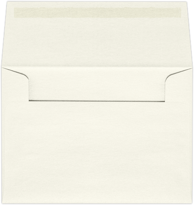 White Quartz Metallic 32lb A1 Invitation Envelopes (3 5/8 x 5 1/8) with Peel & Seal
