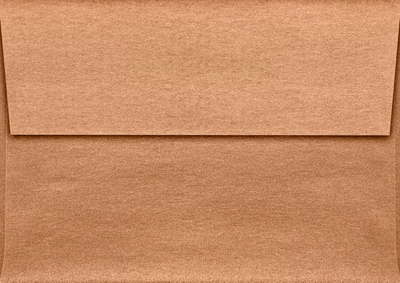 Copper Brown Metallic 32lb A1 Invitation Envelopes (3 5/8 x 5 1/8) with Peel & Seal
