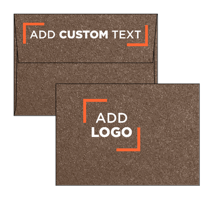 Bronze Brown Metallic 32lb A1 Invitation Envelopes (3 5/8 x 5 1/8) with Peel & Seal