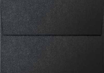 Anthracite Black Metallic 32lb A1 Invitation Envelopes (3 5/8 x 5 1/8) with Peel & Seal