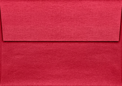 Jupiter Red Metallic 32lb A1 Invitation Envelopes (3 5/8 x 5 1/8) with Peel & Seal