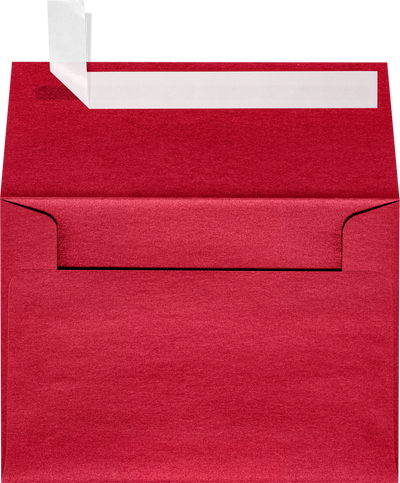 Jupiter Red Metallic 32lb A1 Invitation Envelopes (3 5/8 x 5 1/8) with Peel & Seal