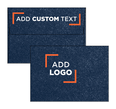 Lapis Navy Blue Metallic 32lb A1 Invitation Envelopes (3 5/8 x 5 1/8) with Peel & Seal