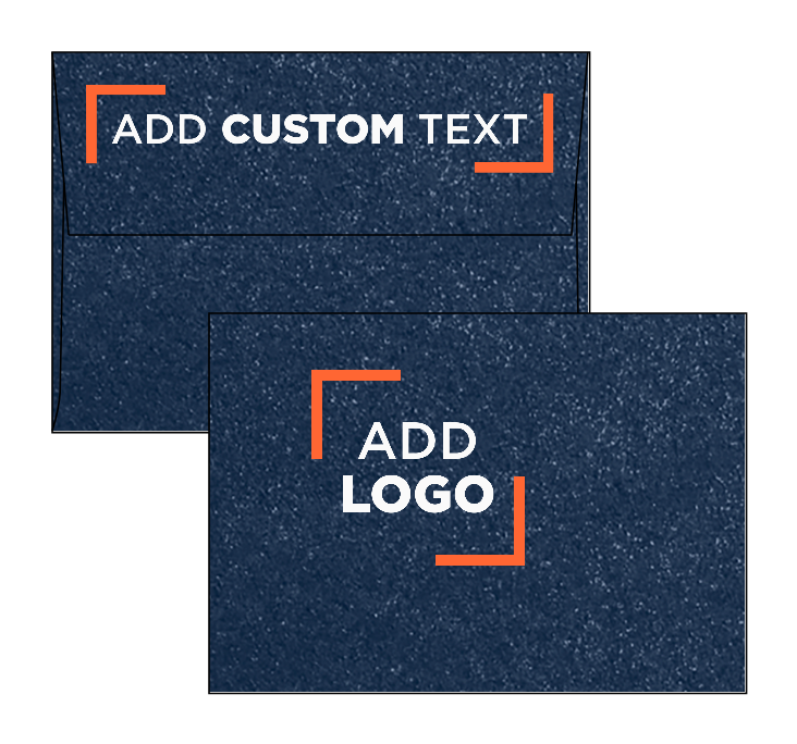 Lapis Navy Blue Metallic 32lb A1 Invitation Envelopes (3 5/8 x 5 1/8) with Peel & Seal