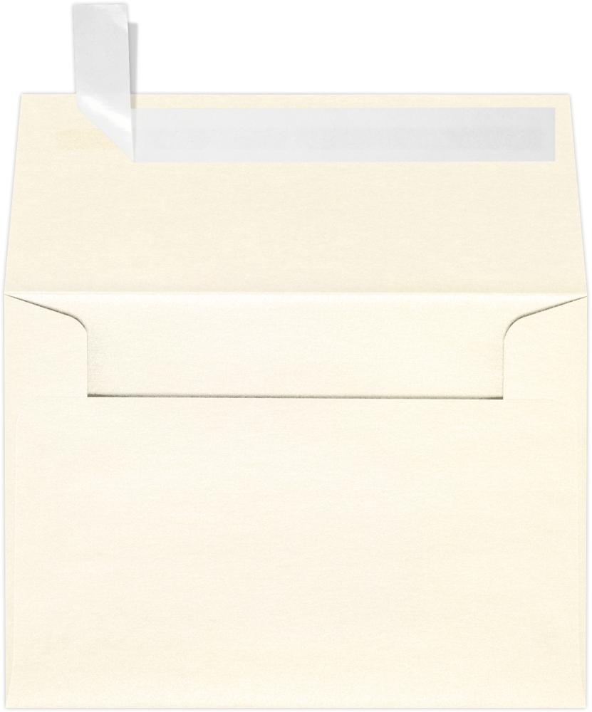 Champagne Ivory Metallic 32lb A1 Invitation Envelopes (3 5/8 x 5 1/8) with Peel & Seal