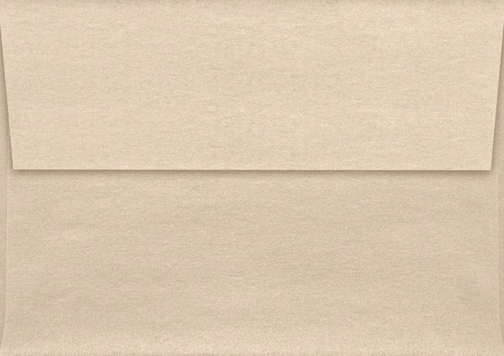 Light Brown Taupe Metallic 32lb A1 Invitation Envelopes (3 5/8 x 5 1/8) with Peel & Seal