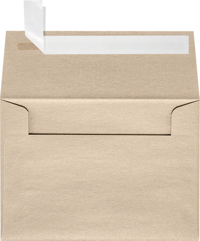 Light Brown Taupe Metallic 32lb A1 Invitation Envelopes (3 5/8 x 5 1/8) with Peel & Seal