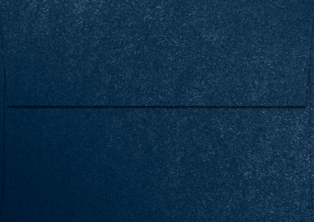 Lapis Navy Blue Metallic 32lb A1 Invitation Envelopes (3 5/8 x 5 1/8) with Peel & Seal