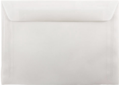 Clear Translucent 30lb 7 1/2 x 10 1/2 Open End Envelopes