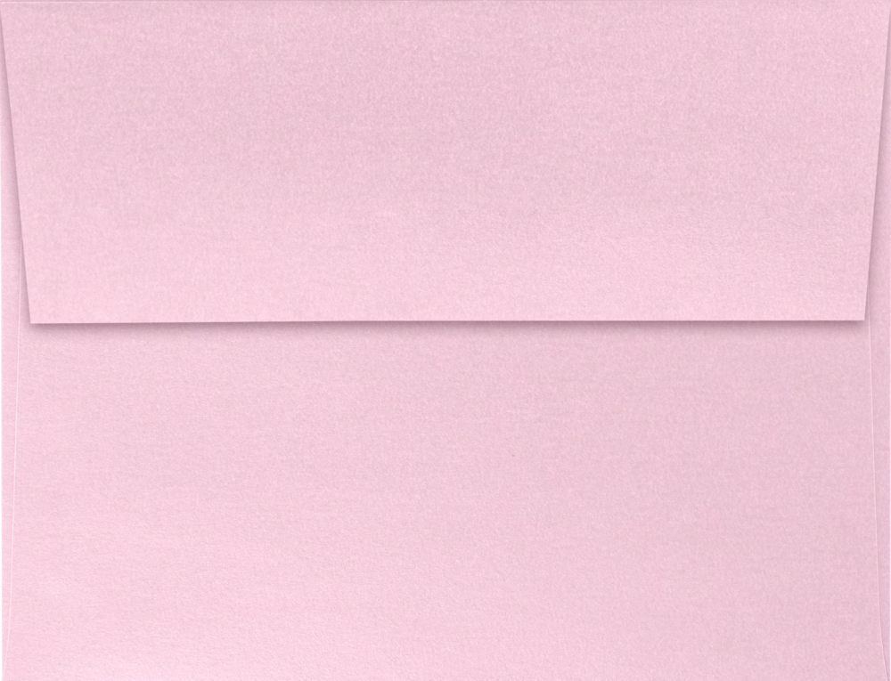 Pink Rose Metallic 32lb A2 Invitation Envelopes (4 3/8 x 5 3/4) with Peel & Seal