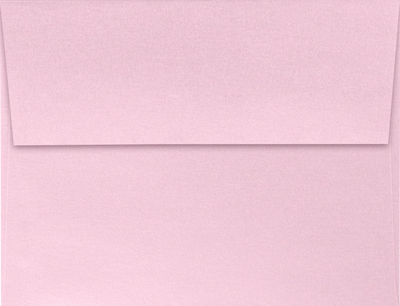 Pink Rose Metallic 32lb A2 Invitation Envelopes (4 3/8 x 5 3/4) with Peel & Seal