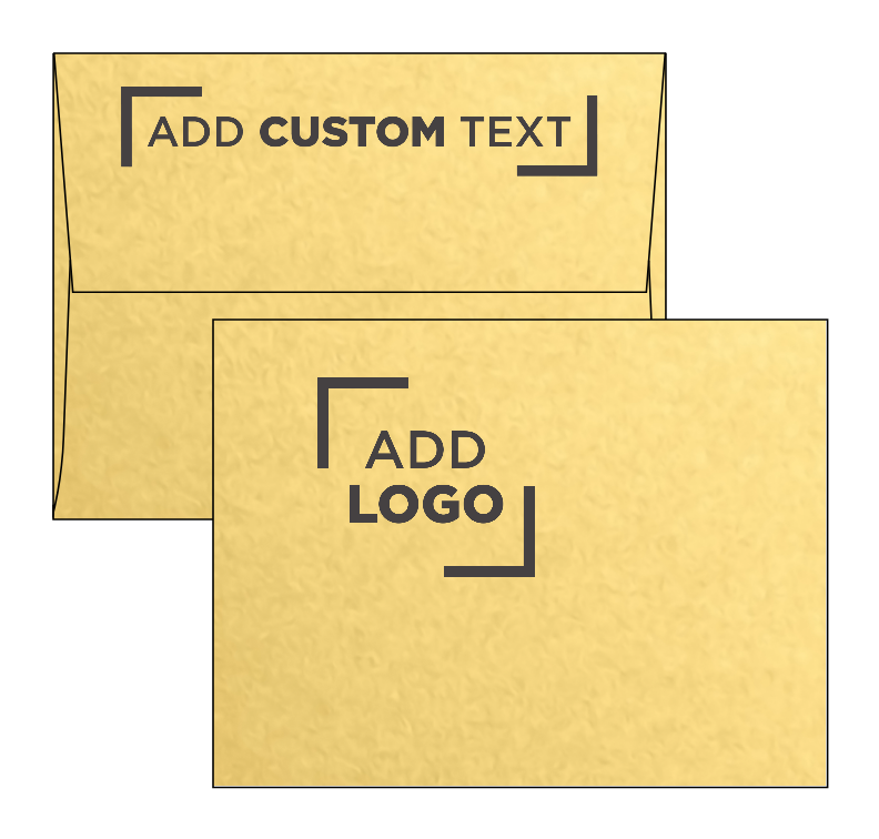 Gold Metallic 32lb A2 Invitation Envelopes (4 3/8 x 5 3/4) with Peel & Seal