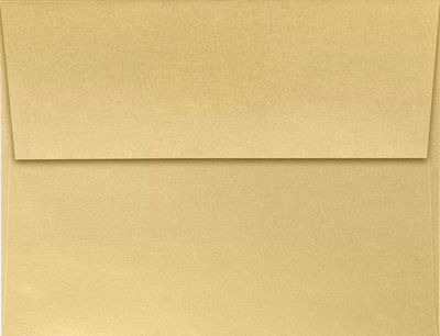 Light Gold Blonde Metallic 32lb A2 Invitation Envelopes (4 3/8 x 5 3/4) with Peel & Seal
