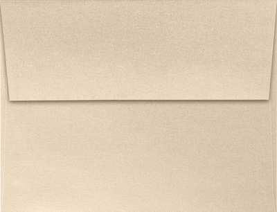 Light Brown Taupe Metallic 32lb A2 Invitation Envelopes (4 3/8 x 5 3/4) with Peel & Seal