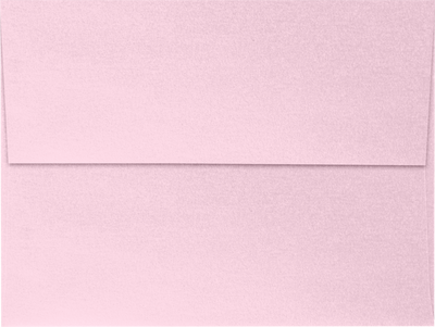 Pink Rose Metallic 32lb A6 Invitation Envelopes (4 3/4 x 6 1/2) with Peel & Seal
