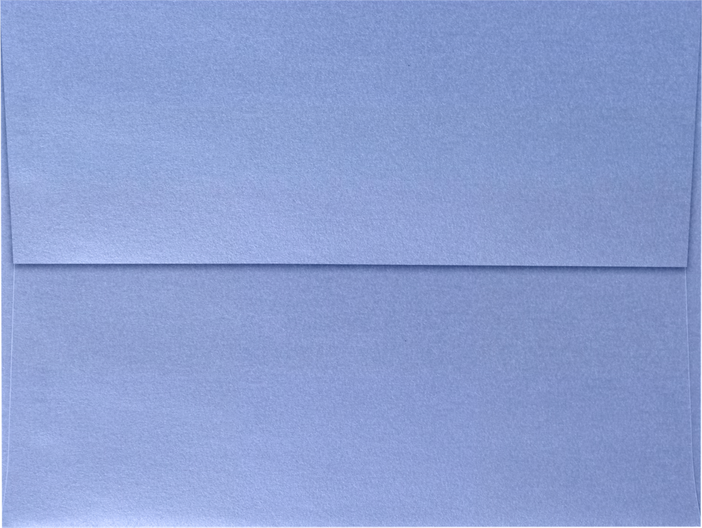Vista Purple Metallic 32lb A6 Invitation Envelopes (4 3/4 x 6 1/2) with Peel & Seal