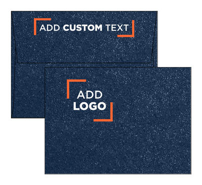 Lapis Navy Blue Metallic 32lb A6 Invitation Envelopes (4 3/4 x 6 1/2) with Peel & Seal