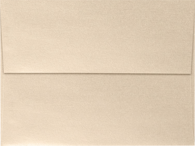 Light Brown Taupe Metallic 32lb A6 Invitation Envelopes (4 3/4 x 6 1/2) with Peel & Seal