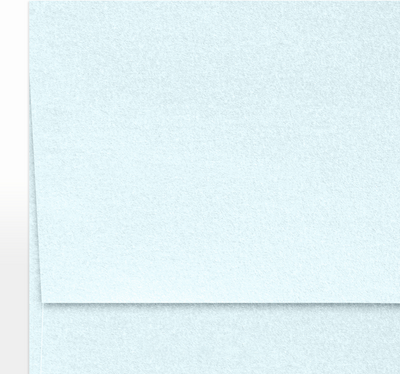 Aquamarine Blue Metallic 32lb A7 Invitation Envelopes (5 1/4 x 7 1/4) with Peel & Seal